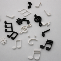 24pc Music Note Fridge Magnet Kitchen Decor