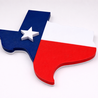 TEXAS FLAG Fridge/Toolbox Magnet