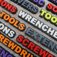 32pc. Standard Magnetic Toolbox Labels